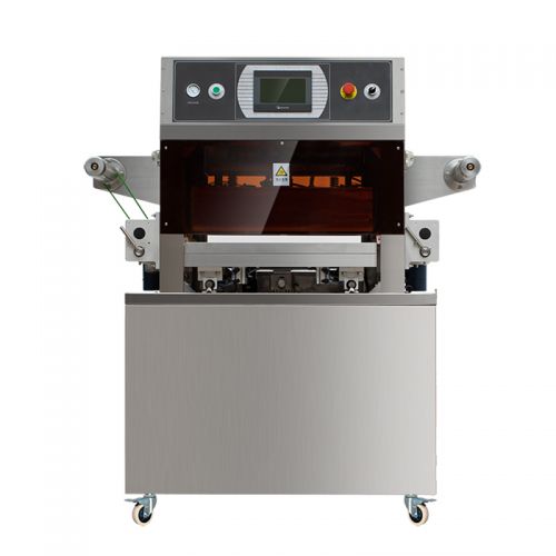 Máy đóng gói hút chân không khay thực phẩm bán tự động ZKT-450 SK