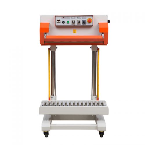 Máy hàn miệng bao bì PE bán tự động QLF-700 A (phun sơn, tải trọng 50 kg)