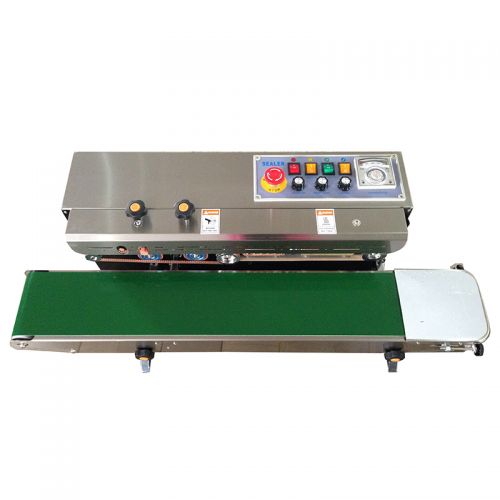 Máy hàn miệng túi liên tục FRD-1000C (inox, có in date)