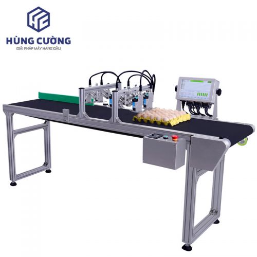 Máy in mã ký hiệu, in date lên trứng T6-6EY (12.7 mm x 6 đầu in)