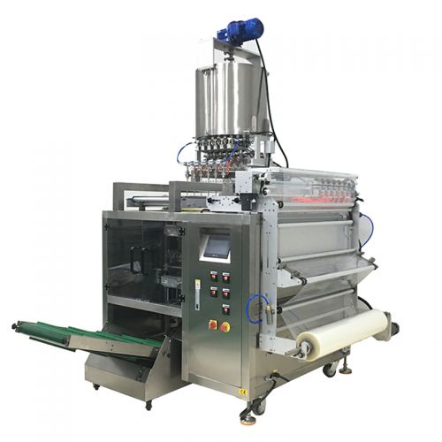 Máy đóng gói chất lỏng nhiều line (túi 4 biên)
