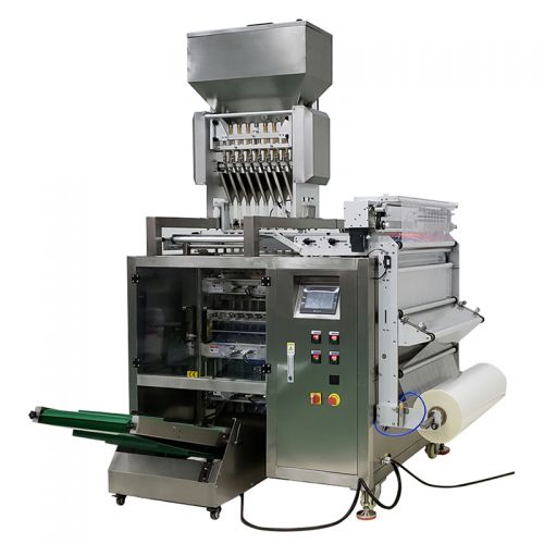 Máy đóng gói hạt nhiều line (túi 4 biên)