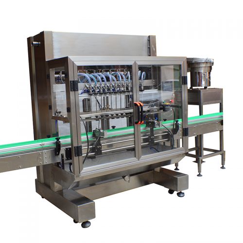 Dây chuyền chiết rót dạng lỏng tự động 12 đầu chiết (tự chảy)