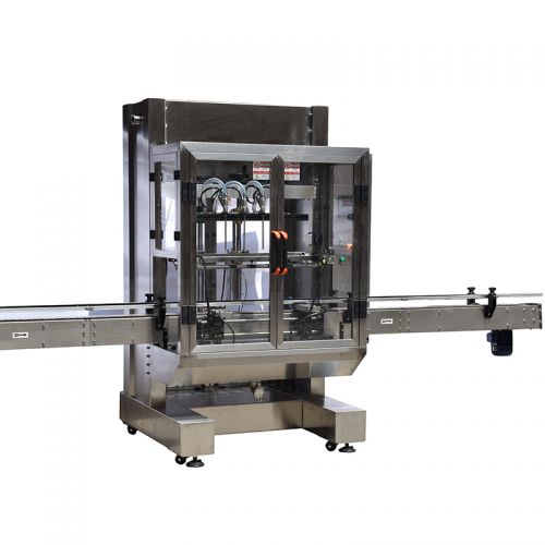 Máy chiết rót dạng lỏng tự động 4 đầu chiết (tự chảy)