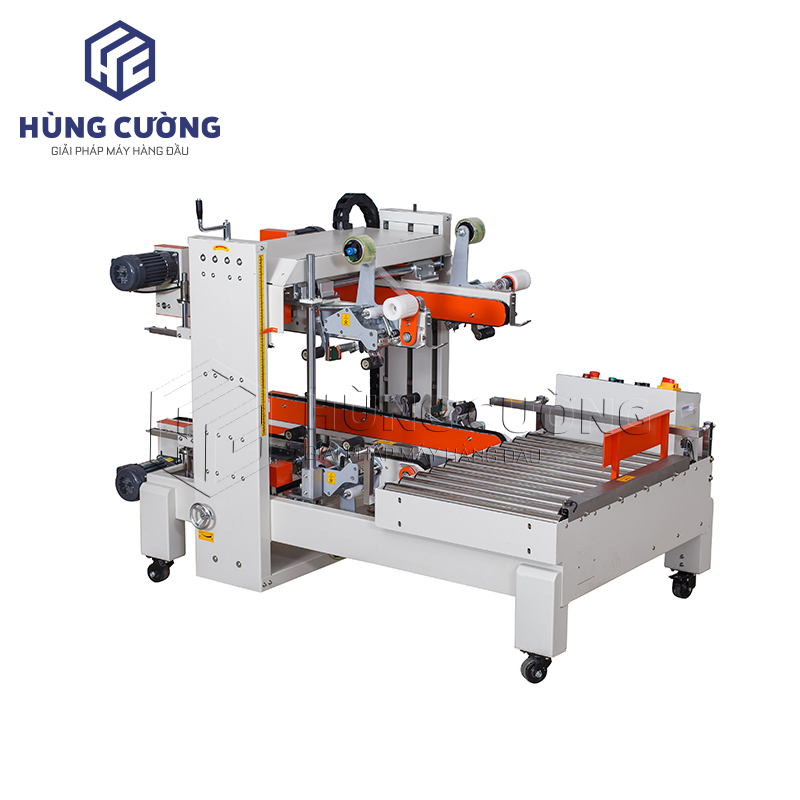 Máy dán băng dính thùng carton DFXS-7050 (dán 4 cạnh góc)