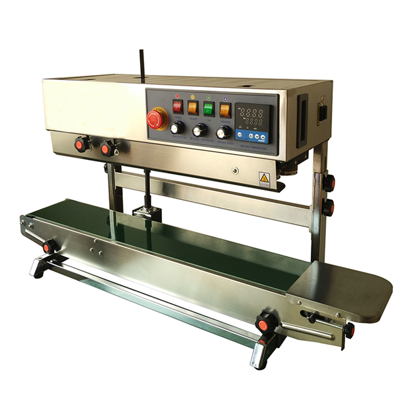 Máy hàn miệng túi liên tục FRD-1000V (inox, có in date, dạng đứng)